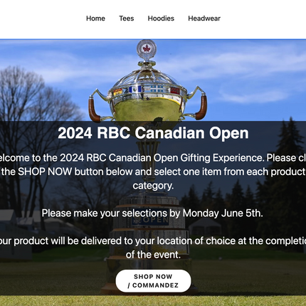 Levelwear Merchandise Event Portal