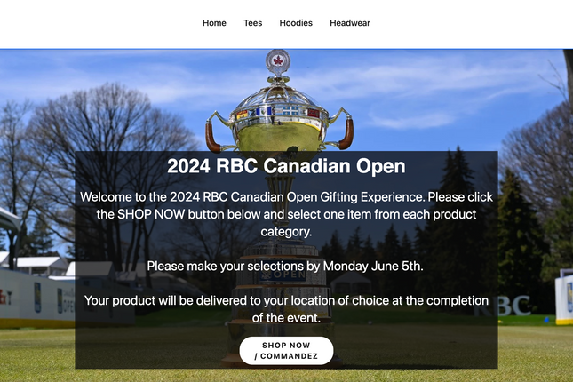 Levelwear Merchandise Event Portal