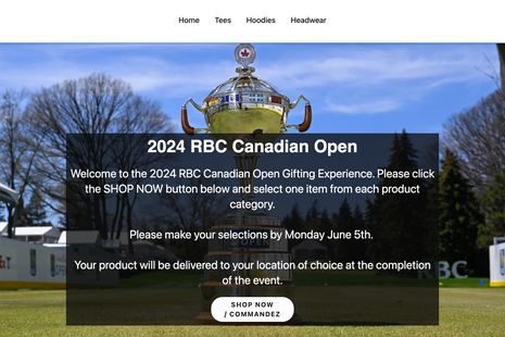 Levelwear Merchandise Event Portal